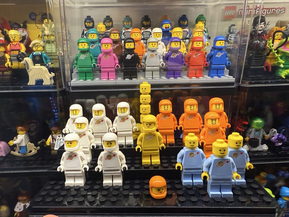 Lego minifigures, Classic Space, лего мініфігурки классичні космонавти