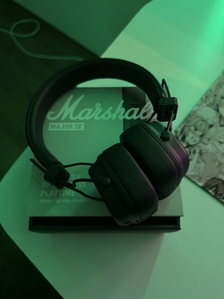 Наушники накладные беспроводные Marshall Major IV Bluetooth Black