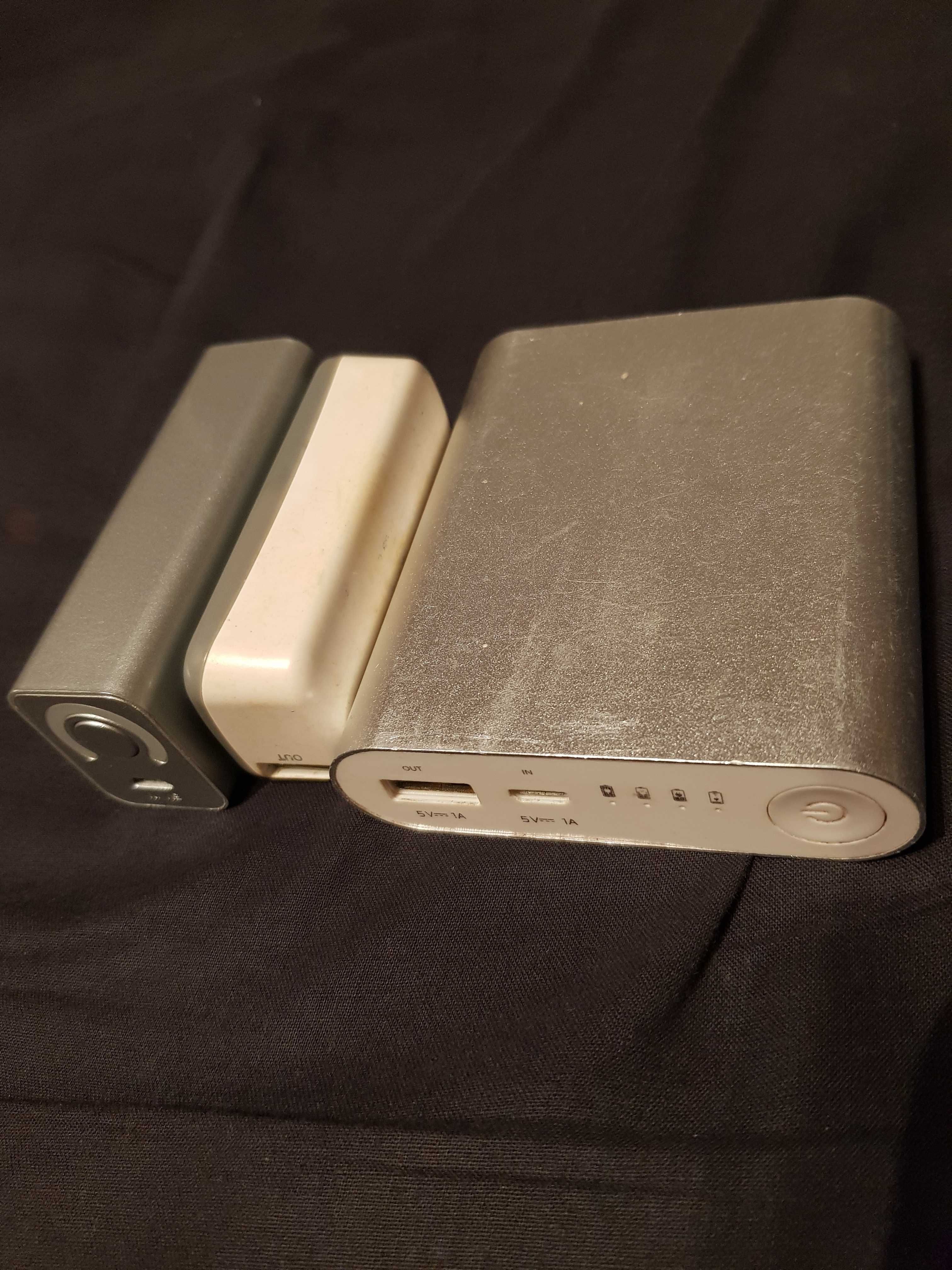 Zestaw 3 Powerbank uszkodzone