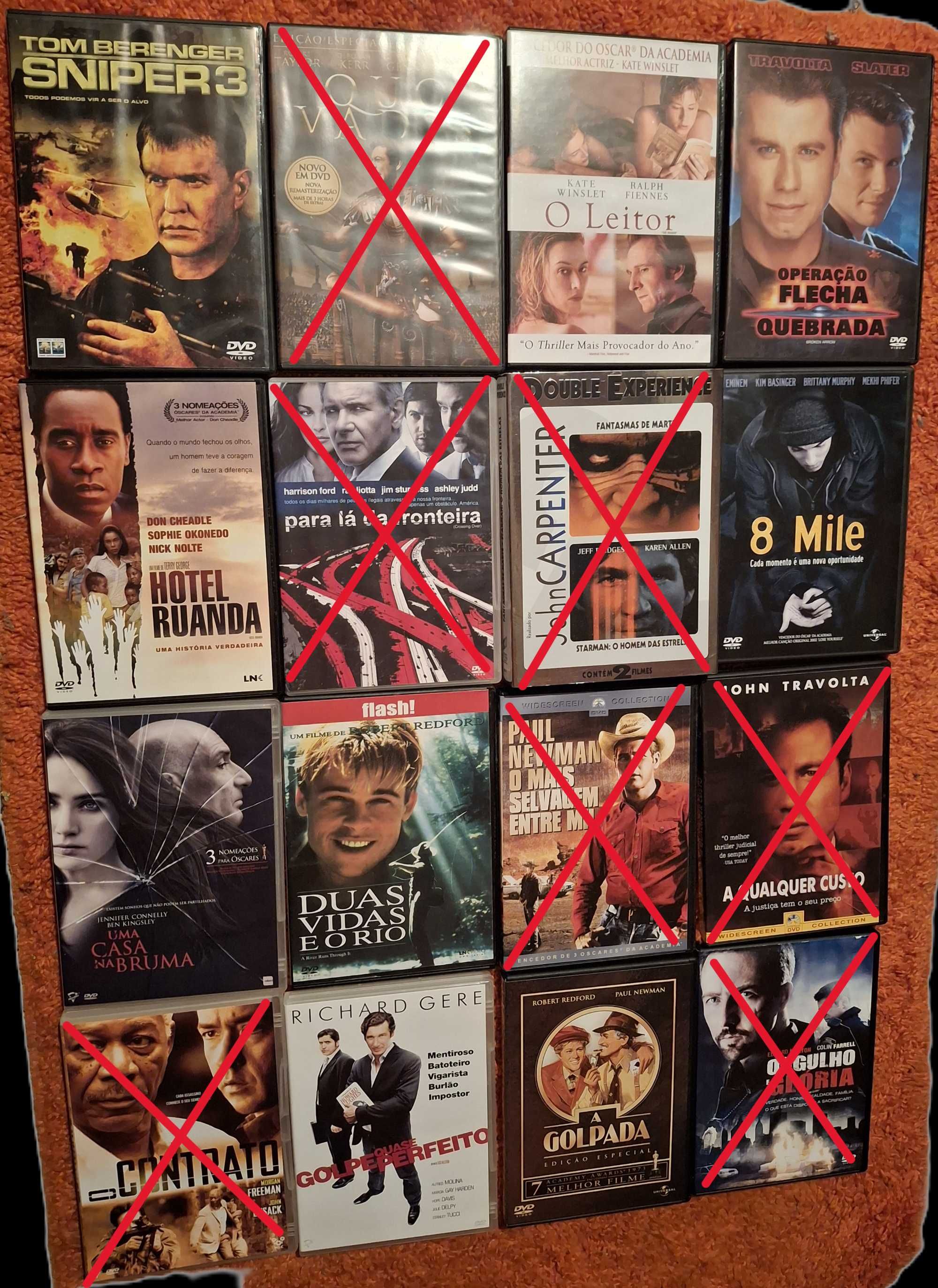 DVD's - Vários - como novos