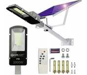 Latarnia Ogrodowa Lampa Solarna Na Słup Mocna 2000W PANEL Uliczna