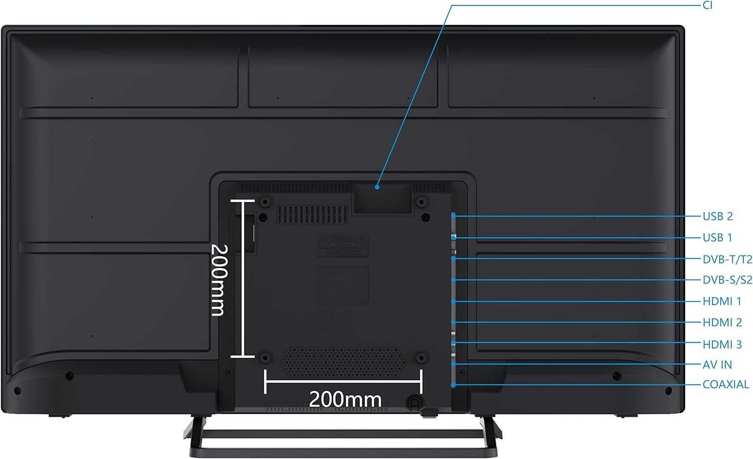 Розпродаж! Телевізор 40" SmartTech 40FN10T3 (FullHD T2/S2 Dolby Audio)