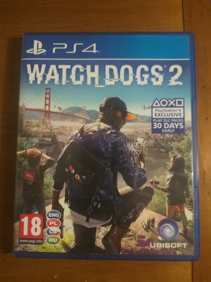 Gra Watch Dogs 2 PS4 Play Station gra ps4 pudełkowa płyta PL