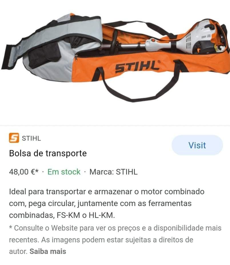 Bolsa para KM Stihl