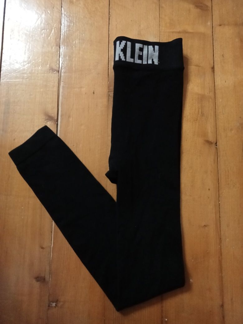 Calvin Klein czarne legginsy wysoki stan L