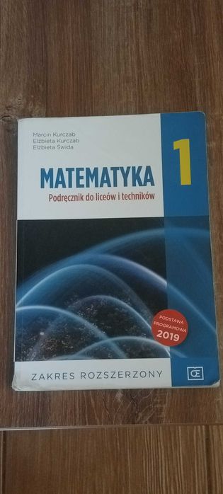 Matematyka 1 rozszerzenie podręcznik + zbiór zadań