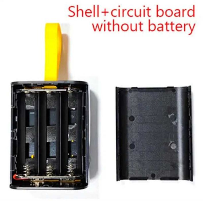 Корпуса для повербанков без сварки под АКБ 18650 и 21700 с фонариком