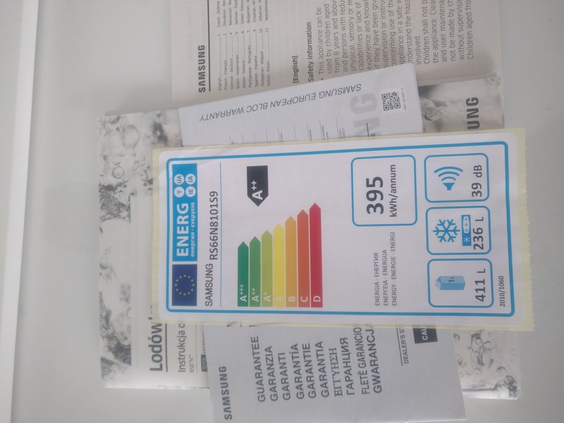 Lodówka duża Samsung