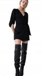 Kombinezon Zara czarny studniówka sylwester #nowość #hit XS eco- zamsz