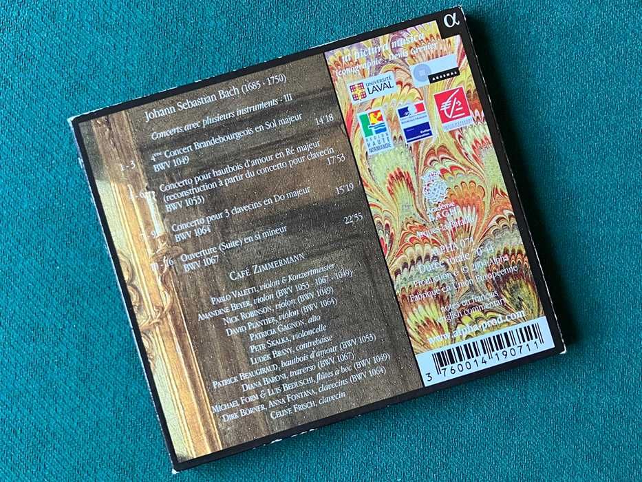 J. S. Bach - Concerts avec plusieurs instruments III _ Café Zimmermann