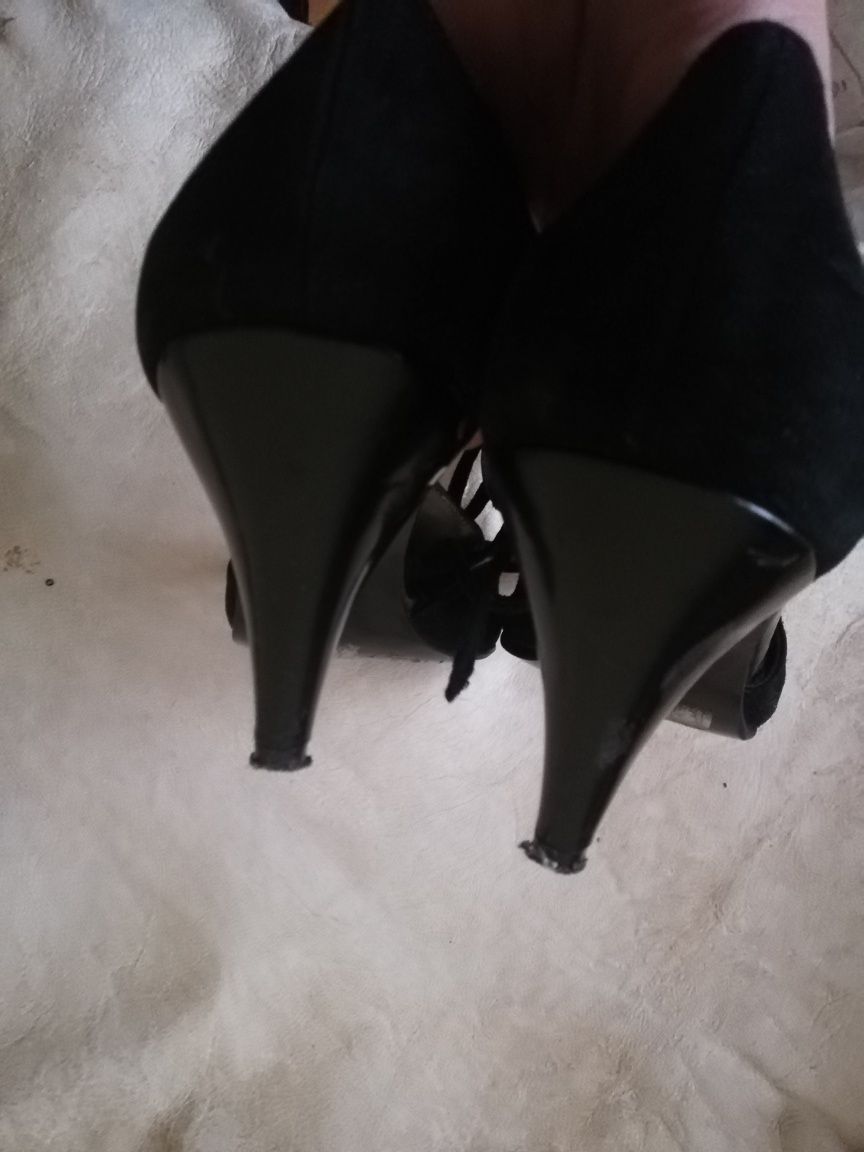 Buty damskie na obcasie, rozm 38, Faith, Zalando