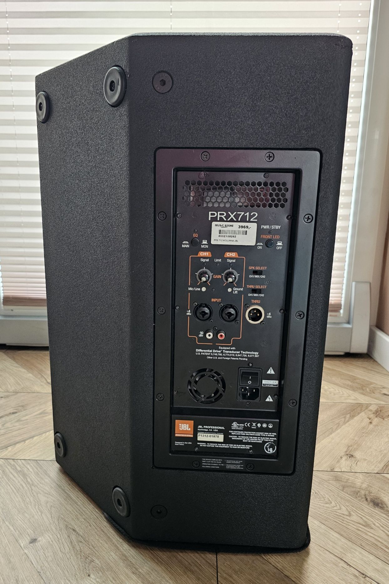JBL PRX 712A kolumny aktywne plus pokrowce