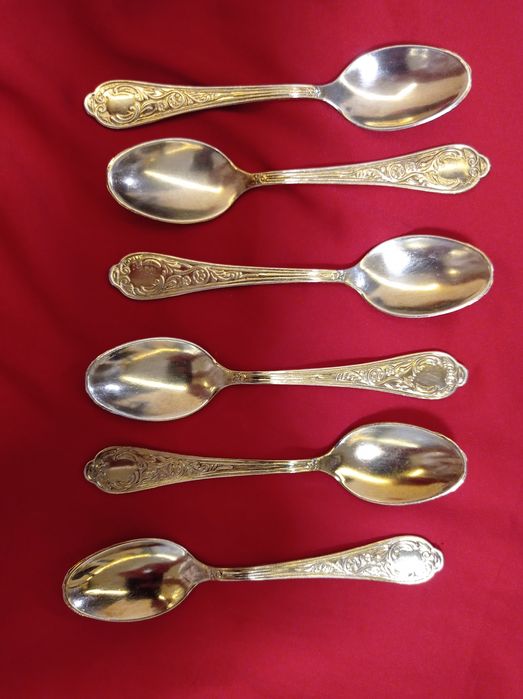 Кофейные ложки. Проба А 800