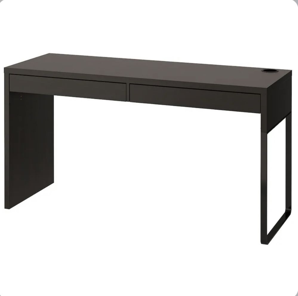 Secretaria mesa preta IKEA