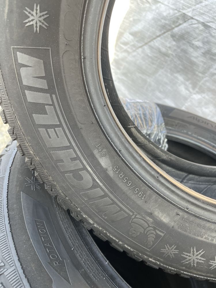 ‼️ 195.65r15 Michelin Alpin 5 зимові шини колеса 4шт