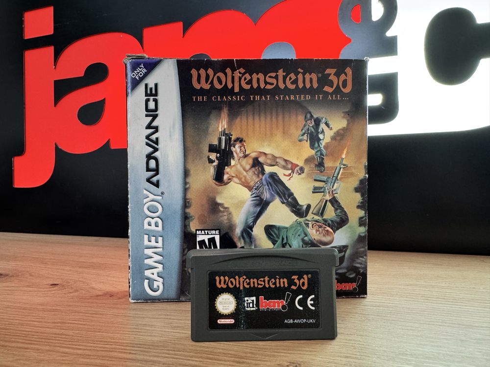 Wolfenstein 3D UKV Game Boy Advance CIB Oryginalny zestaw DB- stan