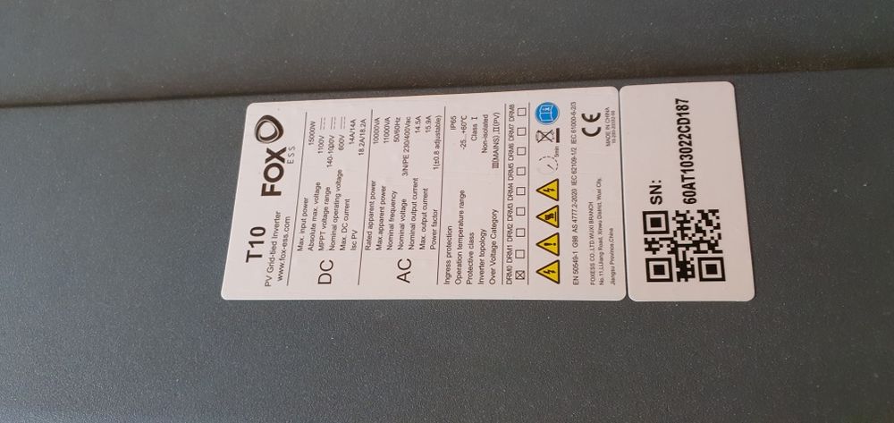 Sprzedam Falownik do instalacji fotowoltaicznej