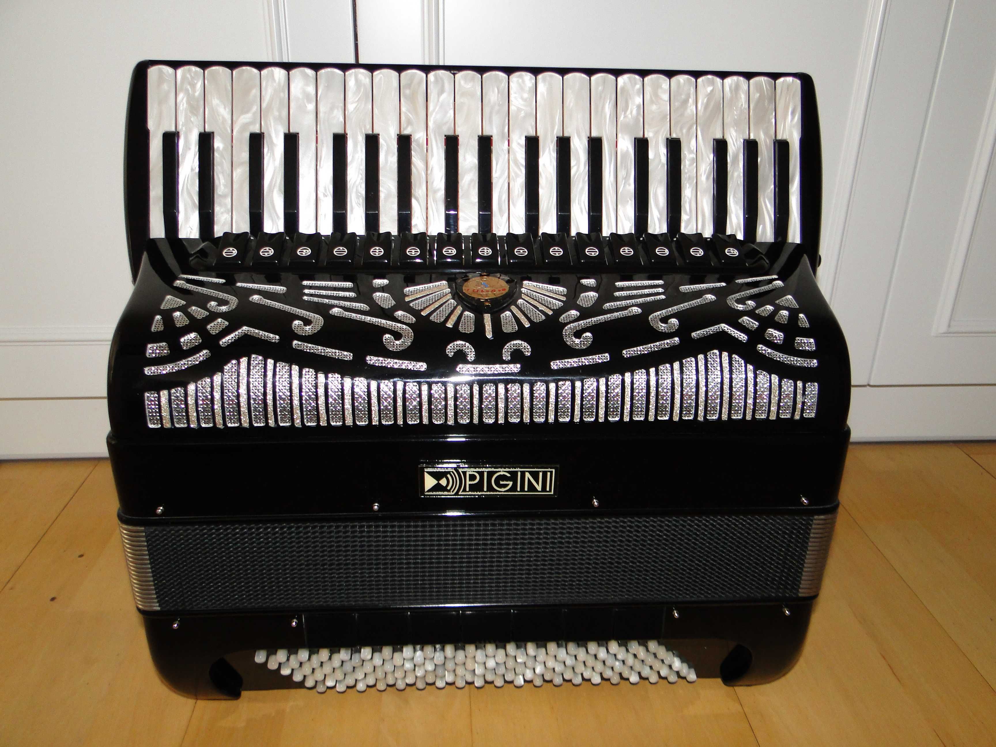 Najwyższej Klasy Akordeon Włoski PIGINI CASSOTTO AMPLISOUND 120.Okazja