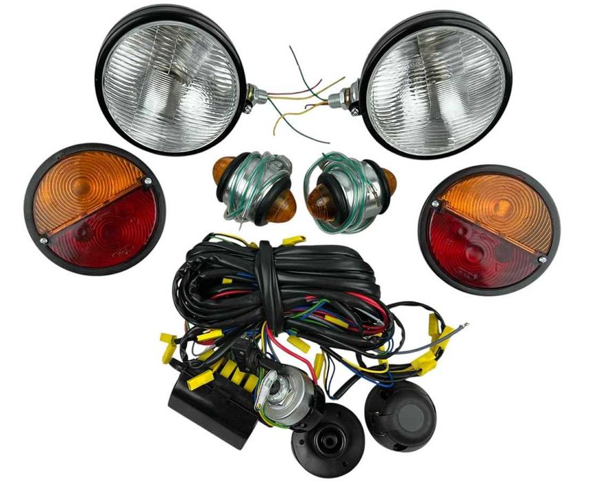 URSUS C-330 Instalacja elektryczna na ALTERNATOR + Komplet lamp zestaw