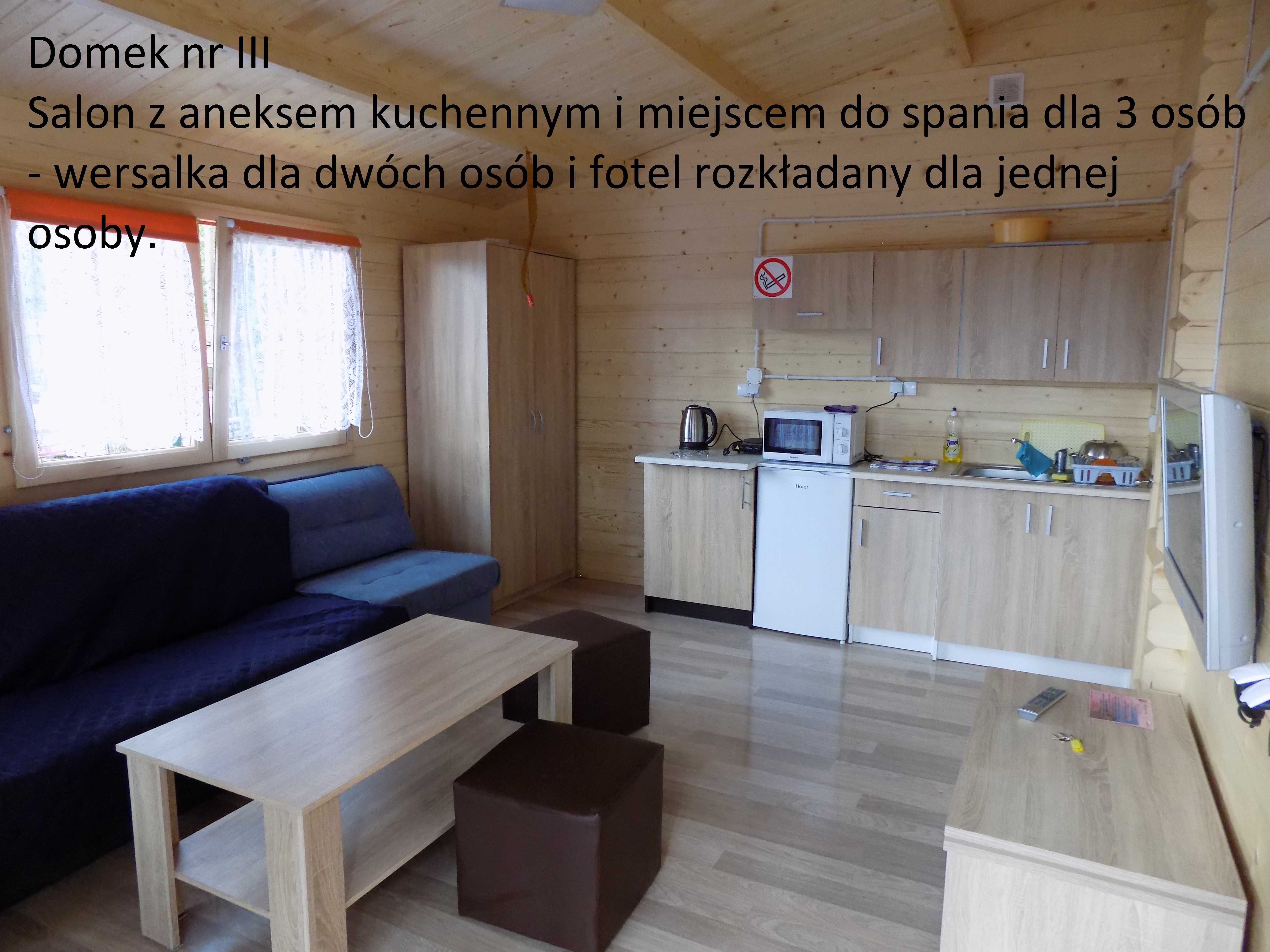 Domki letniskowe w lesie nad jeziorem - 6 osobowe - Zalew Nakło-Chechł