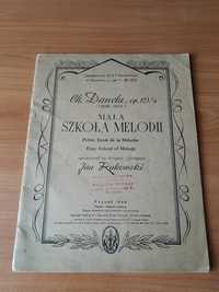 Charles Dancla Mała Szkoła Melodii skrzypce fortepian 1949r 2000szt