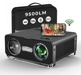 Projetor led 9500 lumens + WiFi  + Bluetooth + Office  + Nativa 1080P