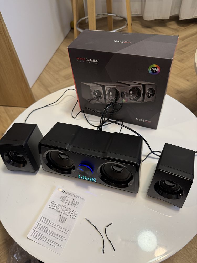 Głośniki komputerowe Mars Gaming MS22 RGB Flow 35W