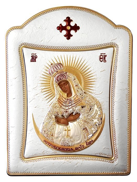 Obraz srebrny M.B. Ostrobramska 30,5/23cm 157466