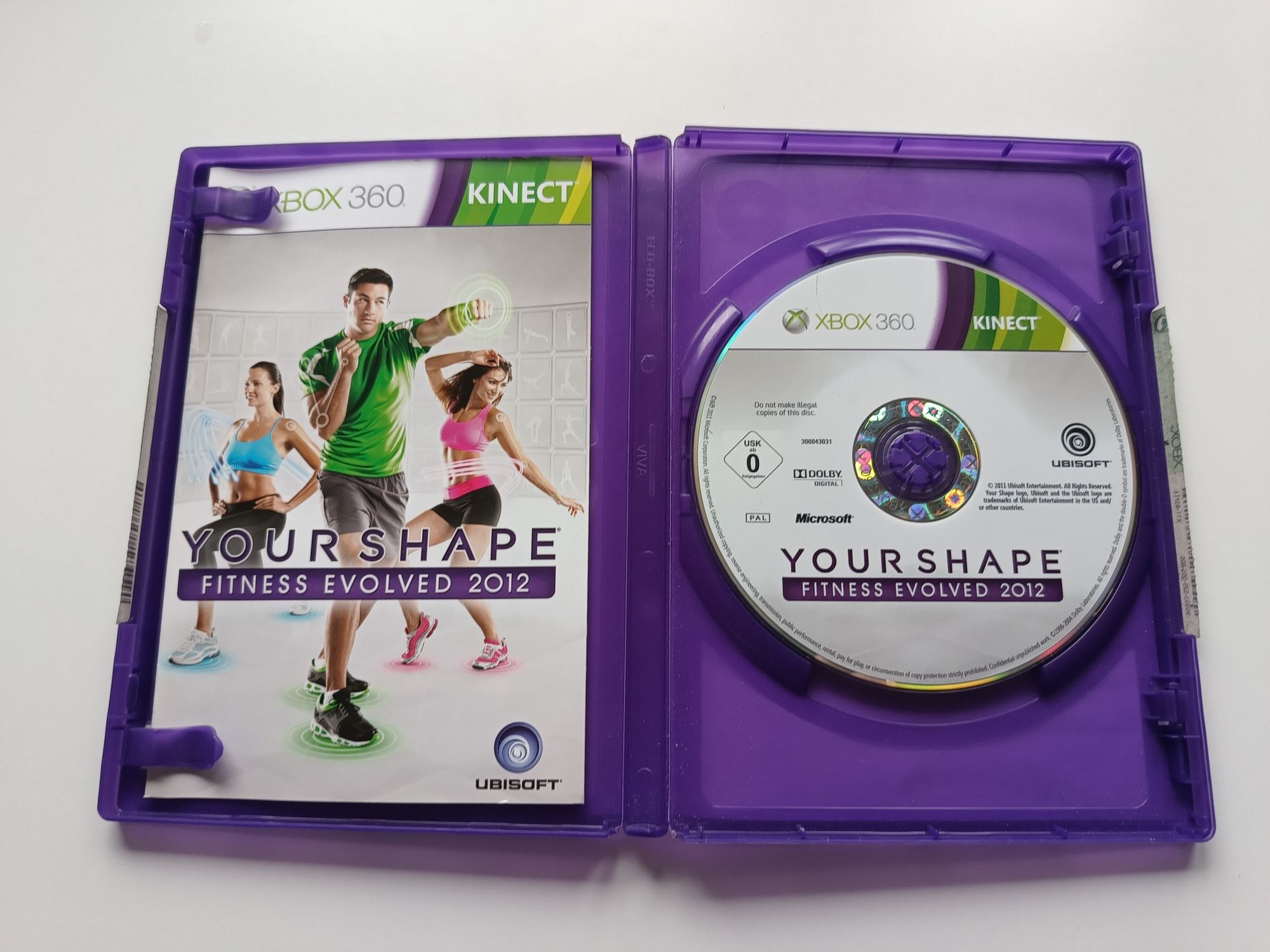 Gra Xbox 370 Kinect Your Shape Fitness Evolved 2012 instrukcja Polska
