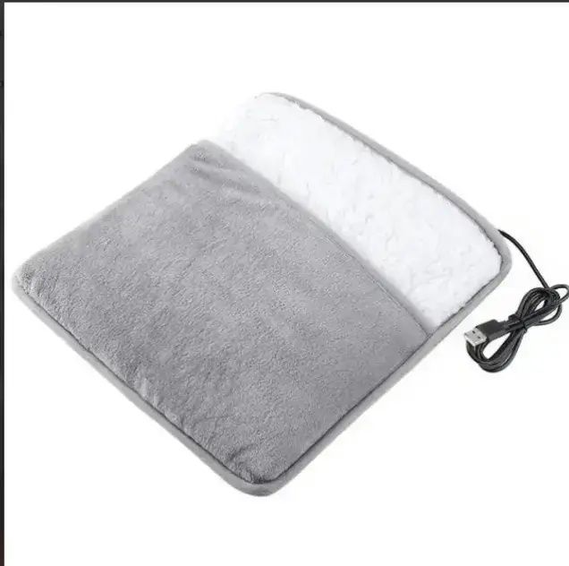 М’яка плюшева електрична грілка для ніг