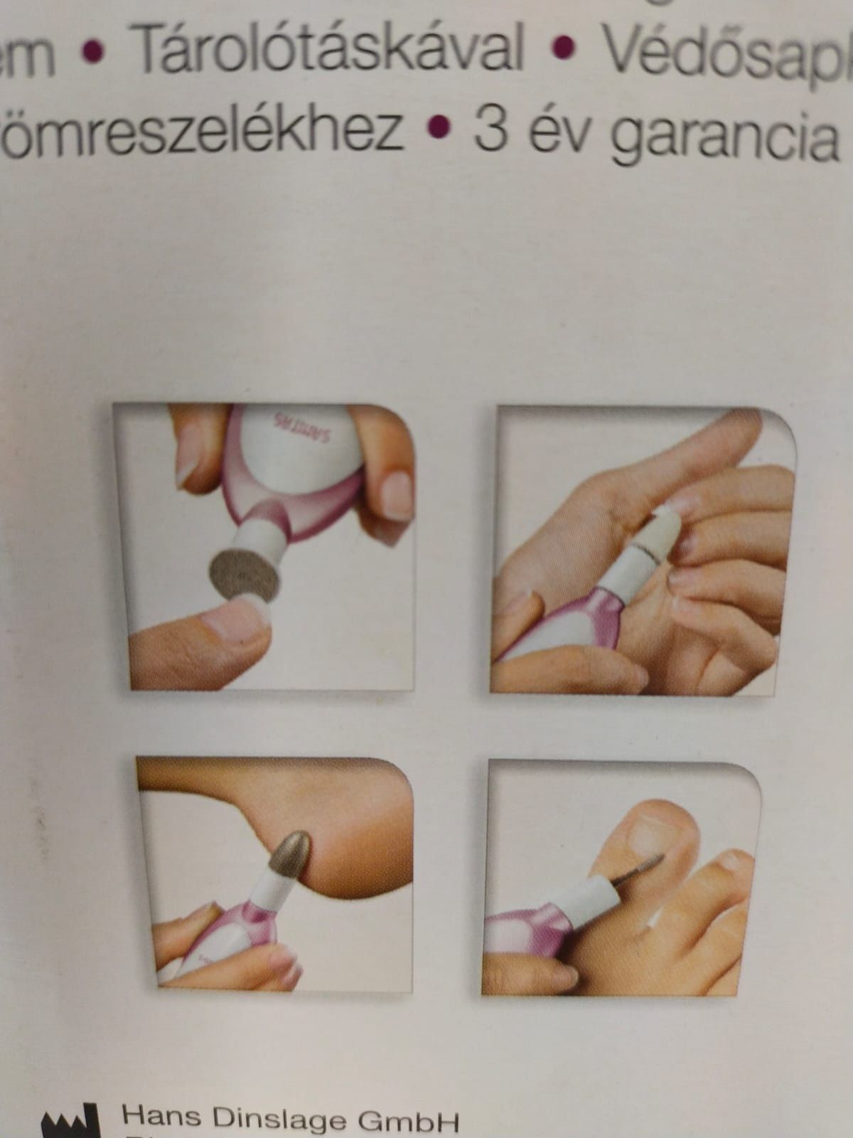 Zestaw do manicure i pedicure Sanitas