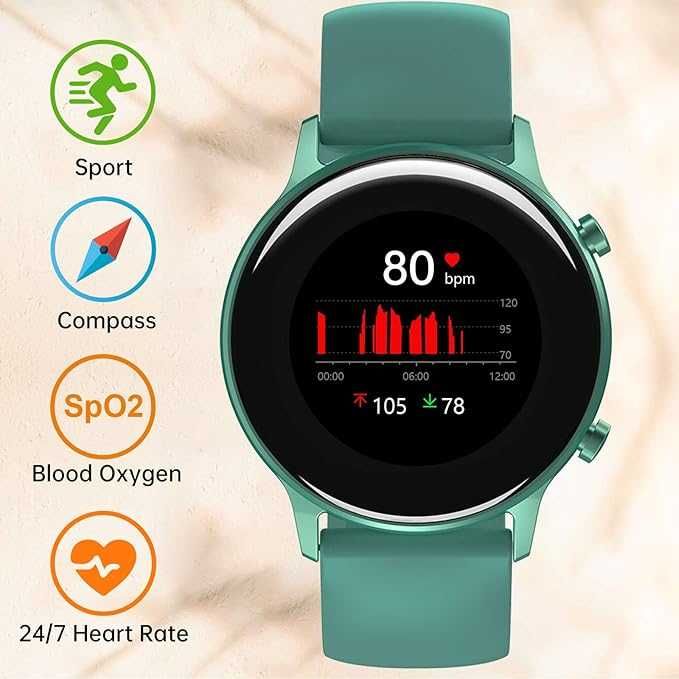 Zegarek UMIDIGI Urun S Smartwatch Ocean Green 595