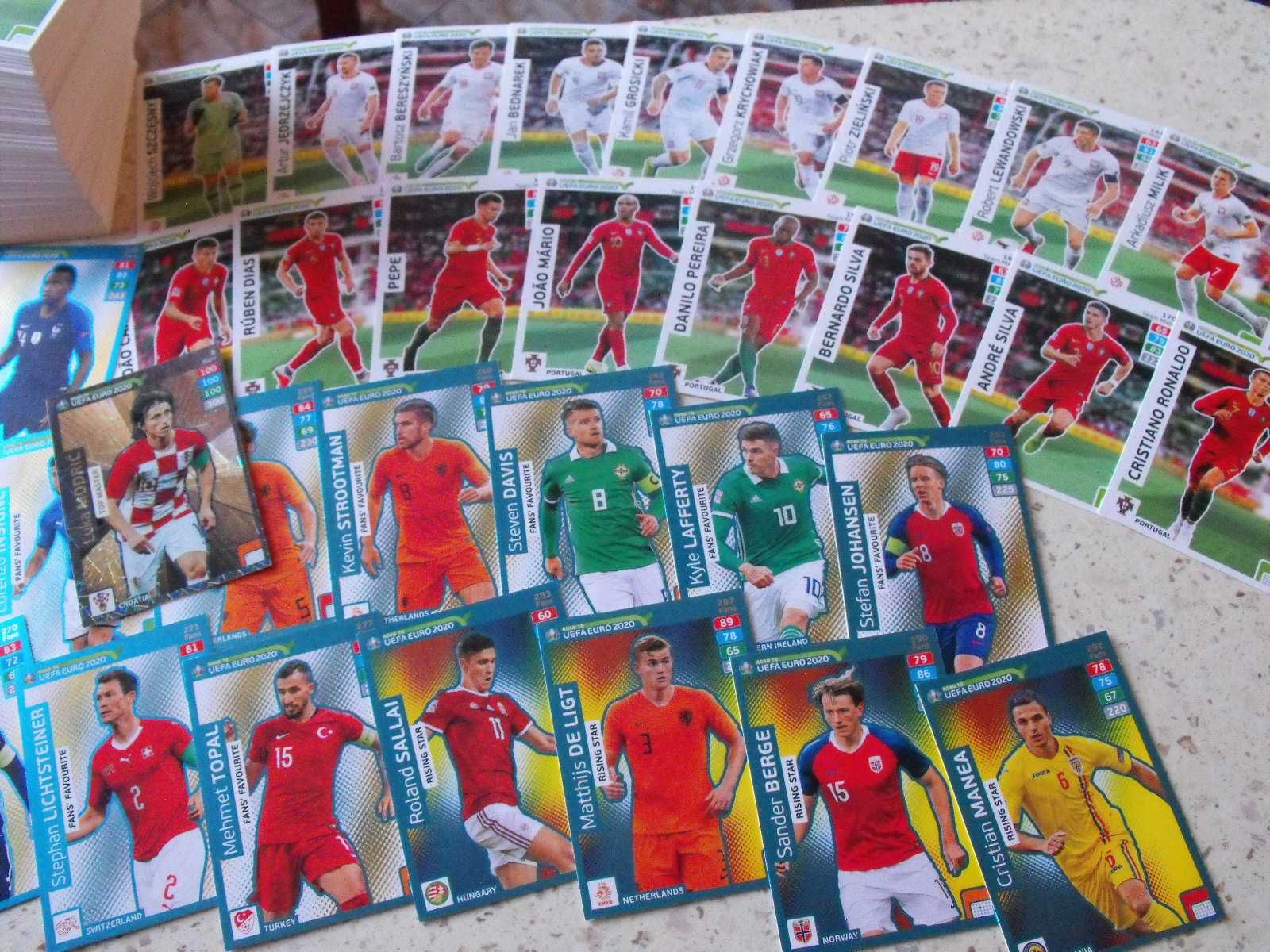 ROAD TO EURO 2020, zestaw 240 kart.