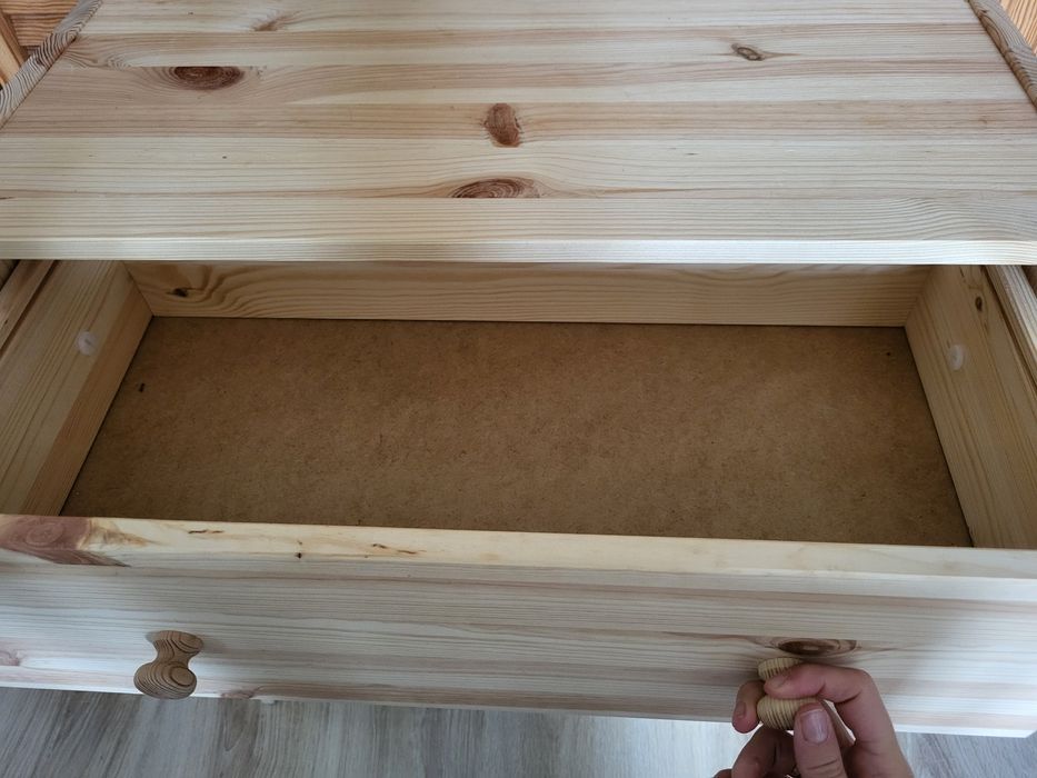 Drewniana komoda Ikea RAST lite drewno sosna
