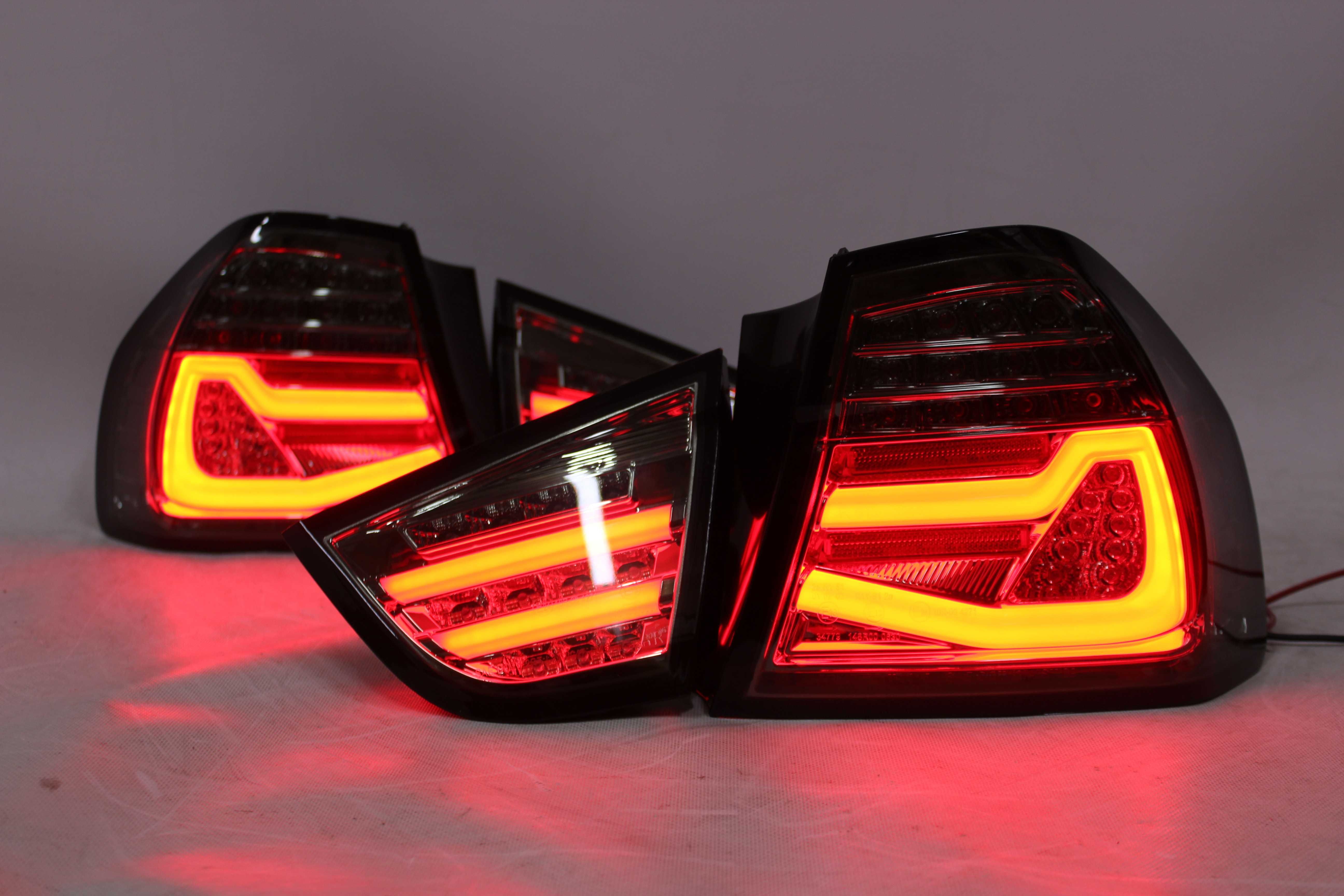 Lampy światła tył tylne BMW E90 09-11 LCI LIFT SEDAN LED SMOKE NEON