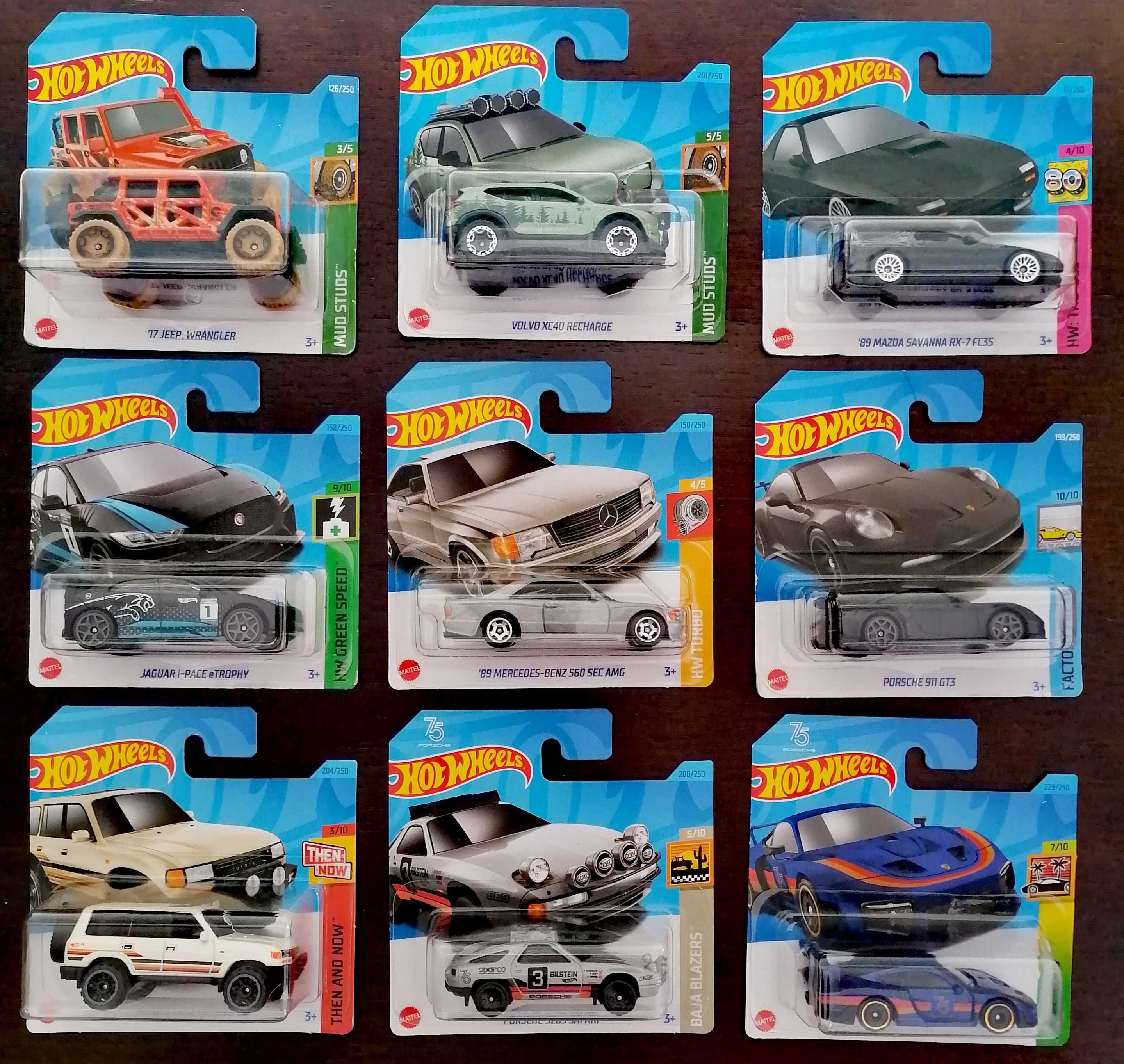 Hot Wheels Novos. Vários, Mainline. Escala 1/64