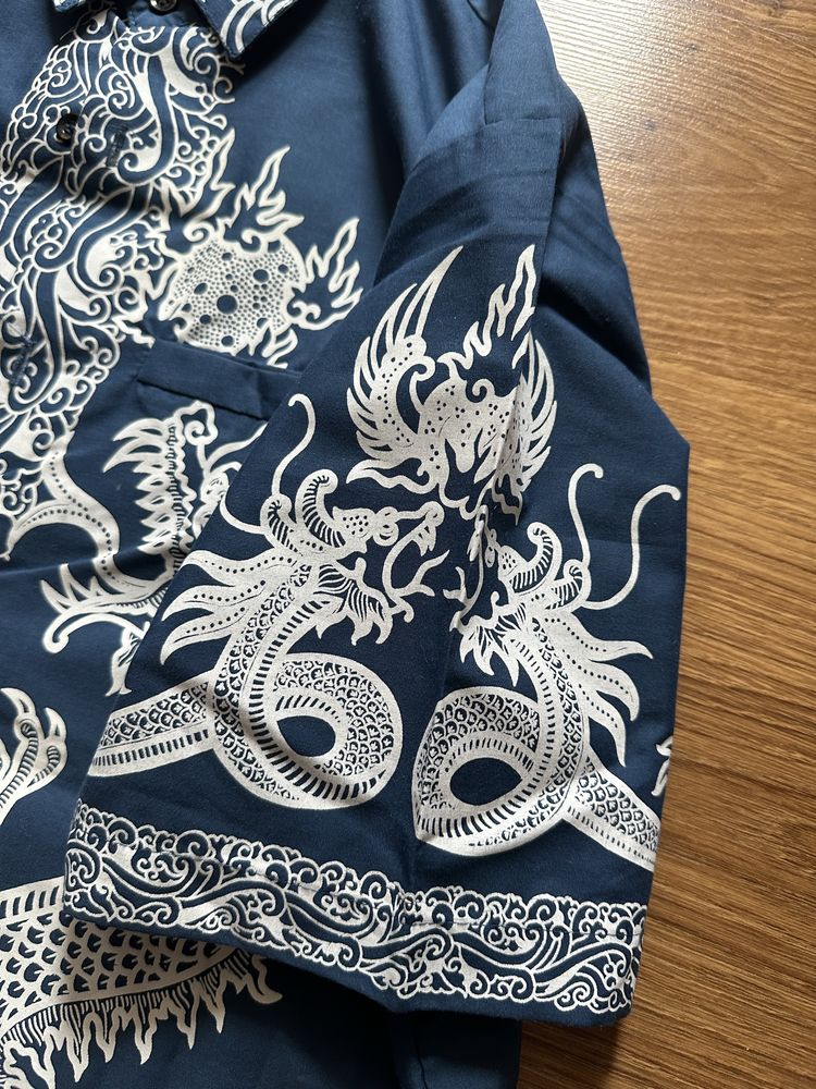 Гавайка Рубашка з коротким рукавом сорочка Dragon Japanese Maharishi