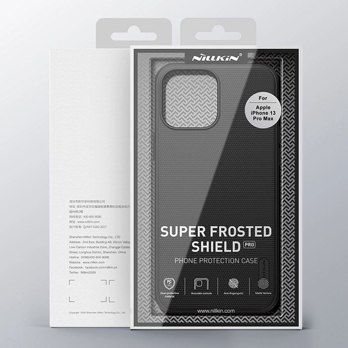 Nillkin wzmocnione etui pokrowiec iPhone 13 Pro Max niebieski