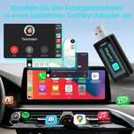 Bezprzewodowy adapter Carplay do iPhone'a, upgrade 2024, USB CarPlay