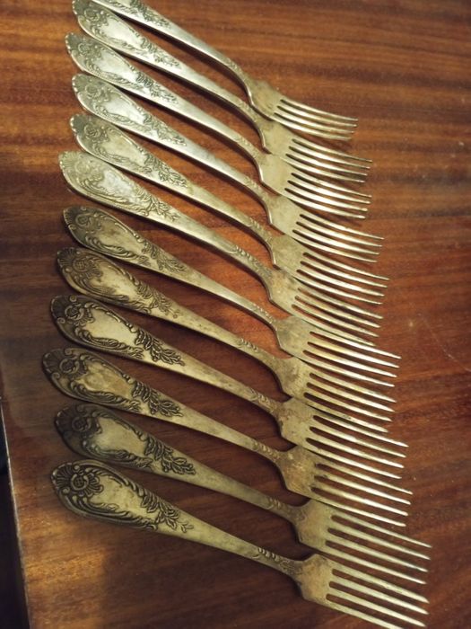 Вилки мельхіорові столовий набір