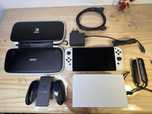 Nintendo Switch OLED (Branca) c/ Fatura, Garantia e Extras!