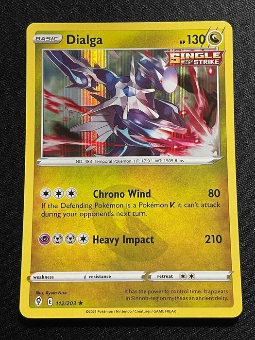 Carta Pokémon Dialga 112/203 Evolving Skies