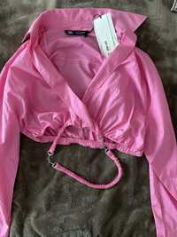 Camisa / top  cor de rosa Zara