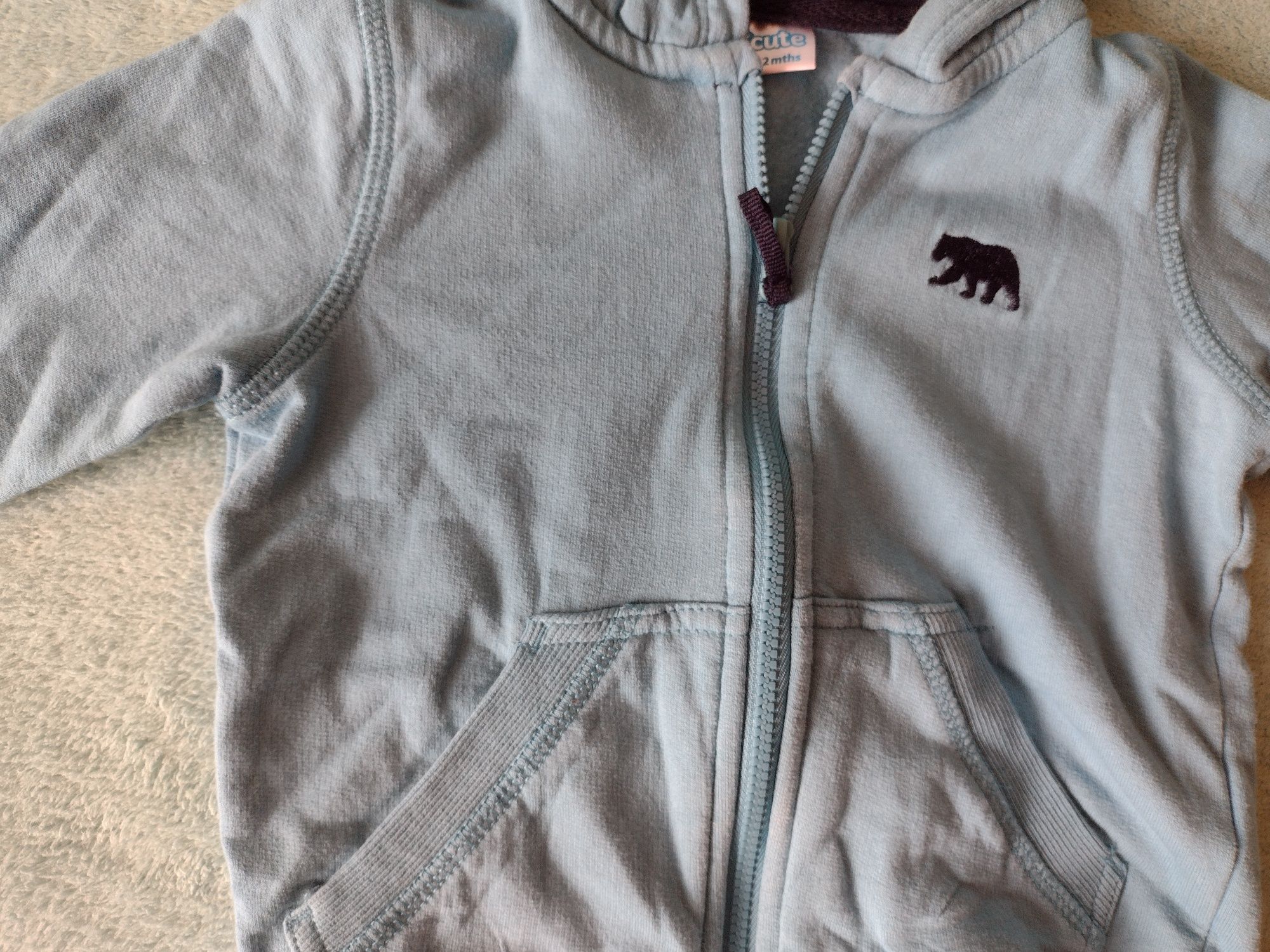 Bluza niemowlęca 80 błękitna