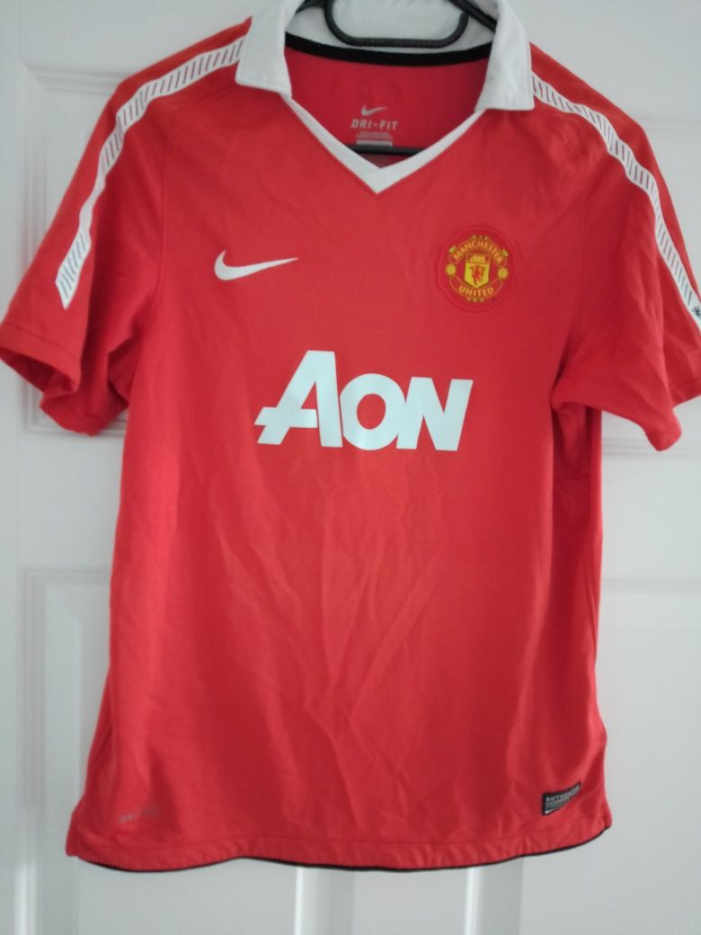 Manchester United 2010/11 home koszulka piłkarska junior Nike 150-160