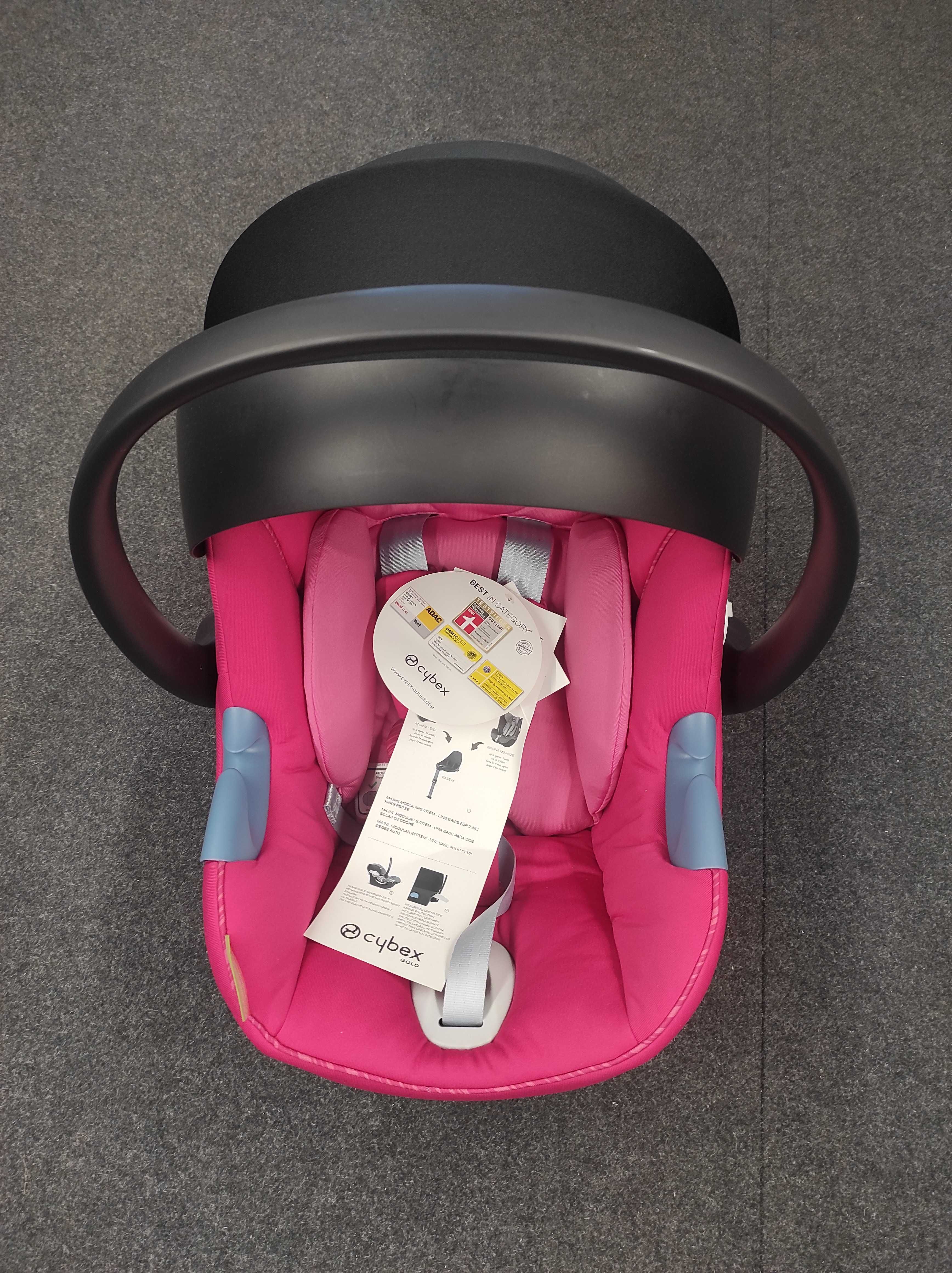 Cybex M I-Size fotelik 0-13kg, Pink, nowy, wyprzedaż, gwarancja+gratis