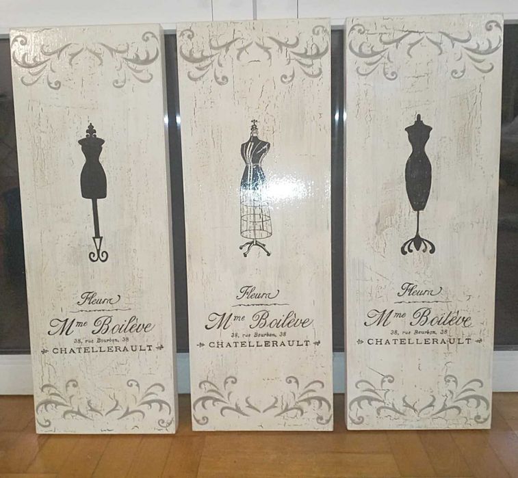 obraz decoupage na ścianę  dekoracja ścienna