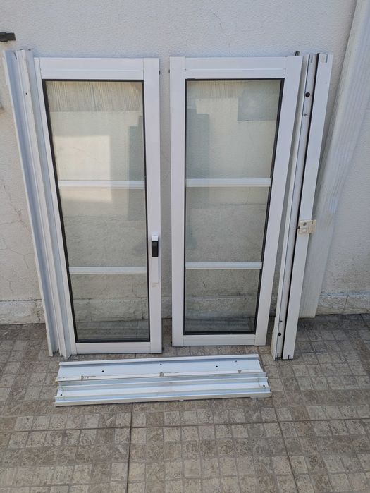 Janela em aluminio com aro