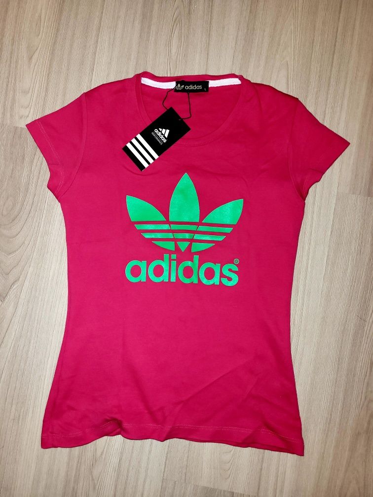 Adidas nowy tshirt damski rozm.L