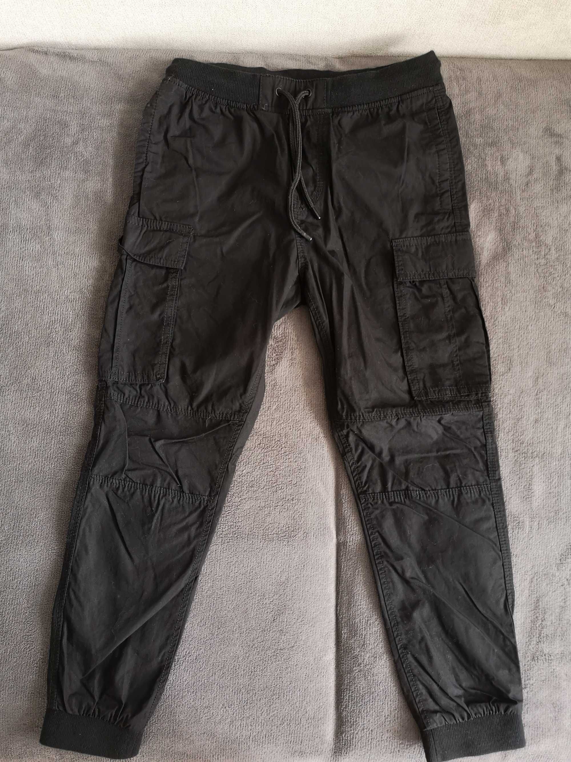 Spodnie/ joggersy cargo z H&M r. 140